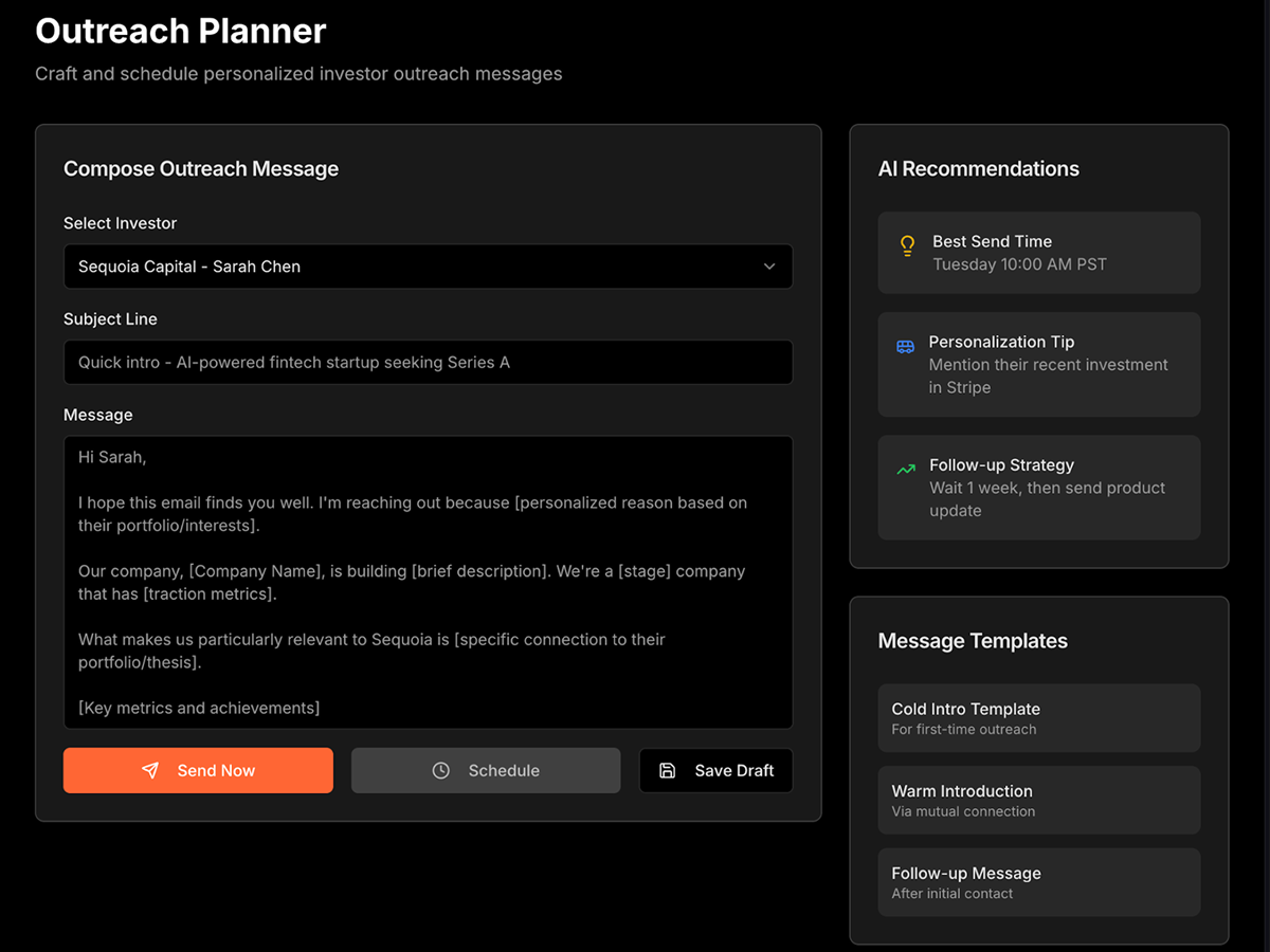 Optimized Outreach Strategies