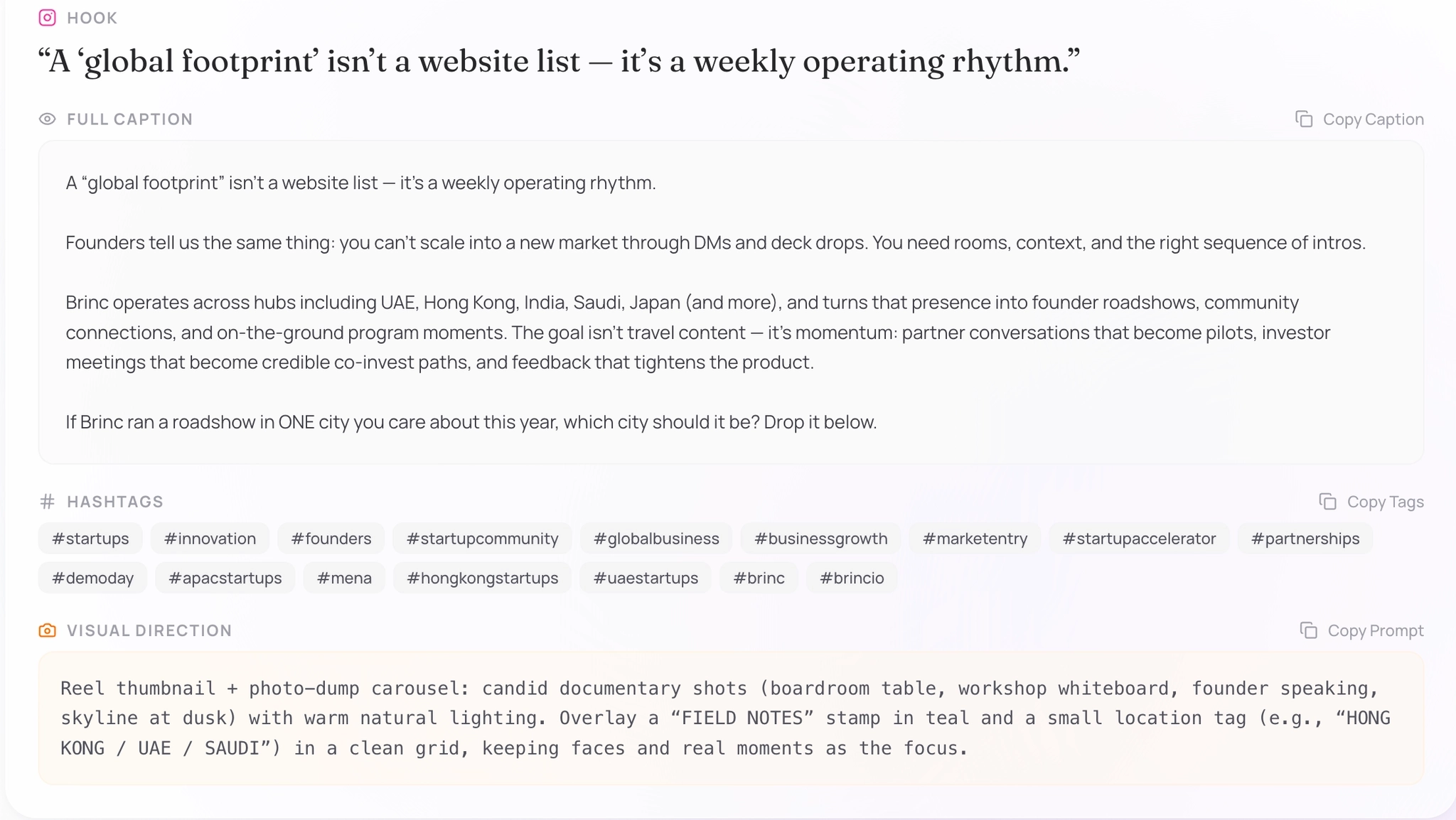 Copy That Stops the Scroll